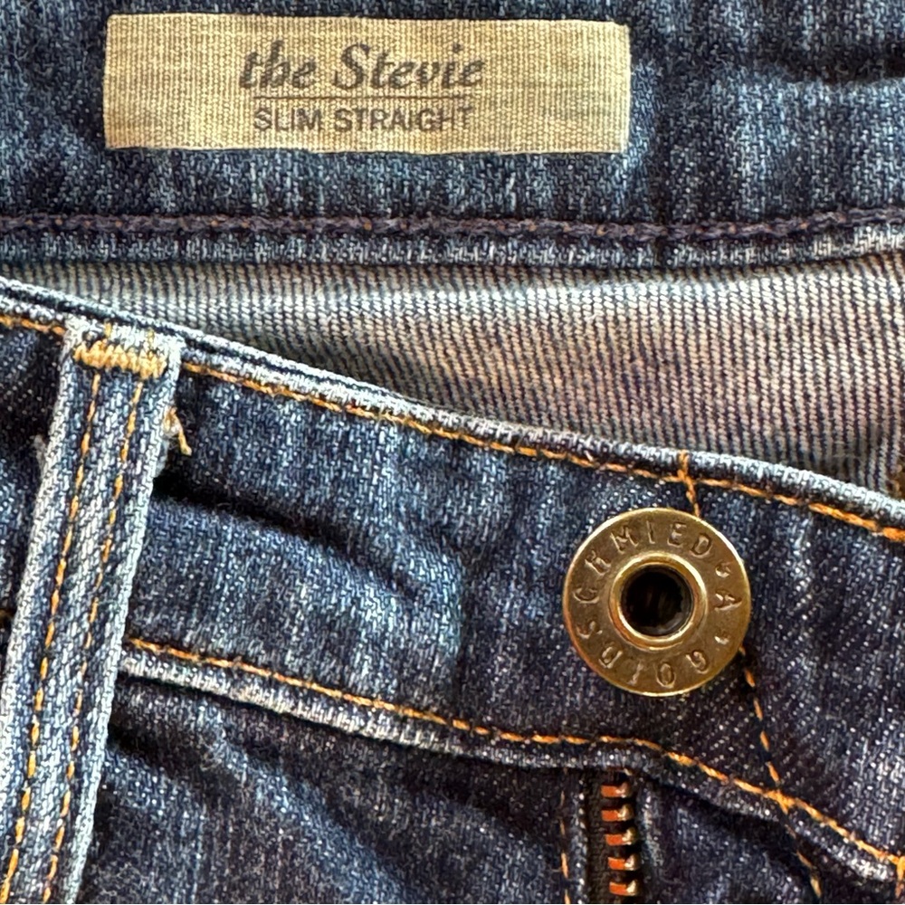 AG Adriano Goldschmied Stevie Slim Straight Jeans (W26R L31.5) - Picture 5 of 17